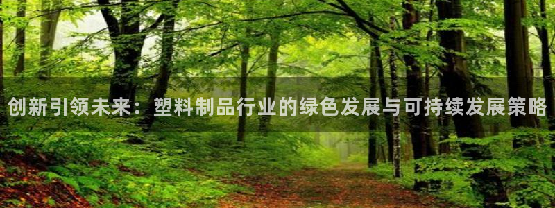 太阳成集团tyc234cc振兴：创新引领未来：塑料制品行业的