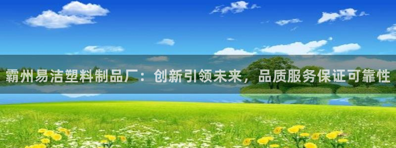 太阳集团电子游戏官网：霸州易洁塑料制品厂：创新引领未来，品质