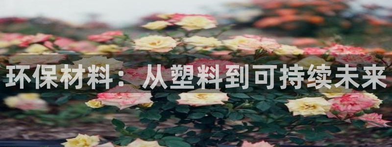 太阳集团2018登录网址是多少：环保材料：从塑料到可持续未来