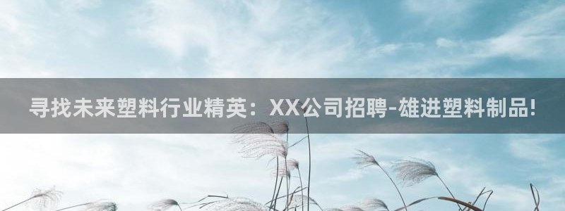 太阳股份有限公司：寻找未来塑料行业精英：XX公司招聘-雄进塑